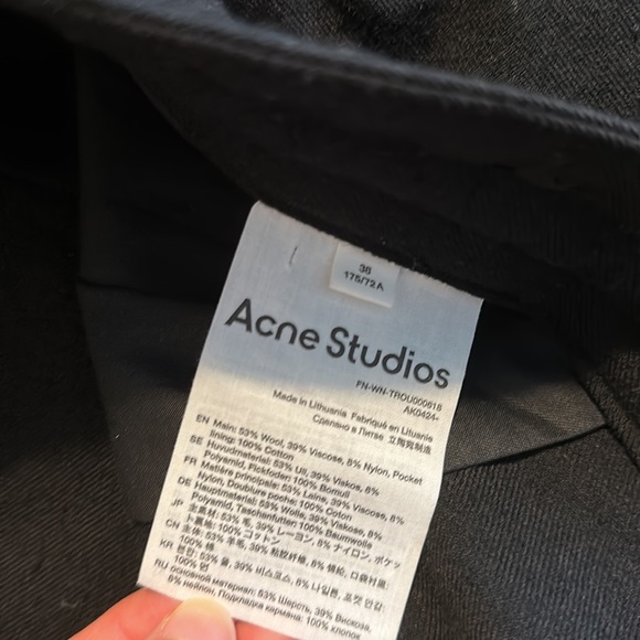 Acne studios drawstring trousers - Picture 8 of 8